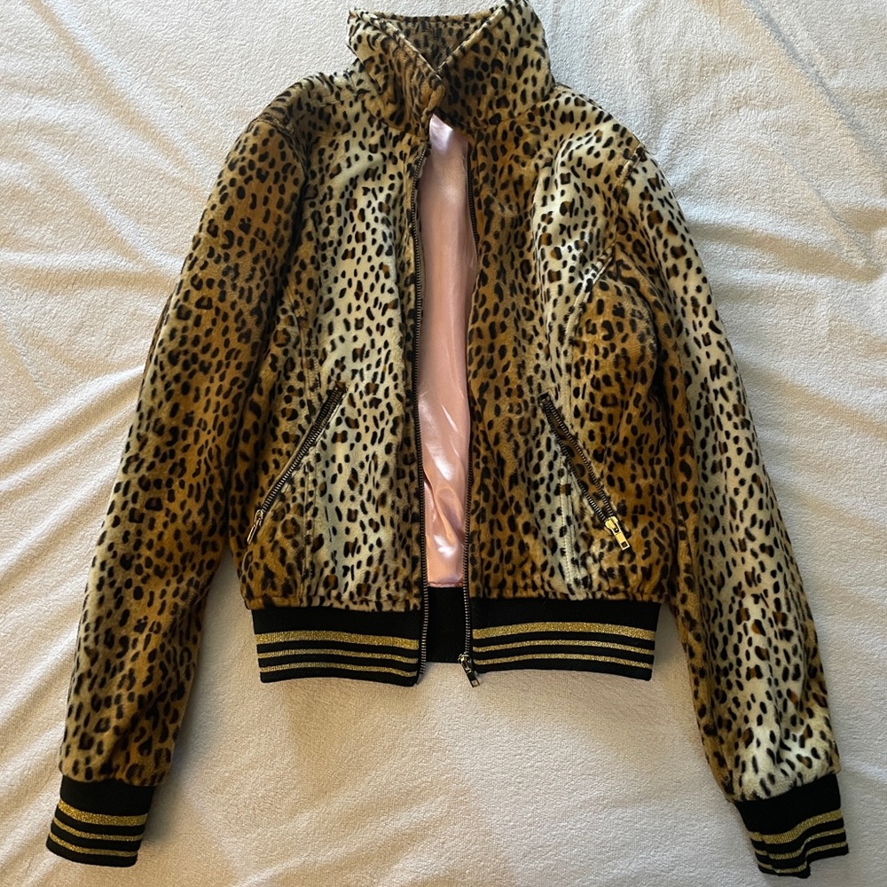 Leopard print jacket